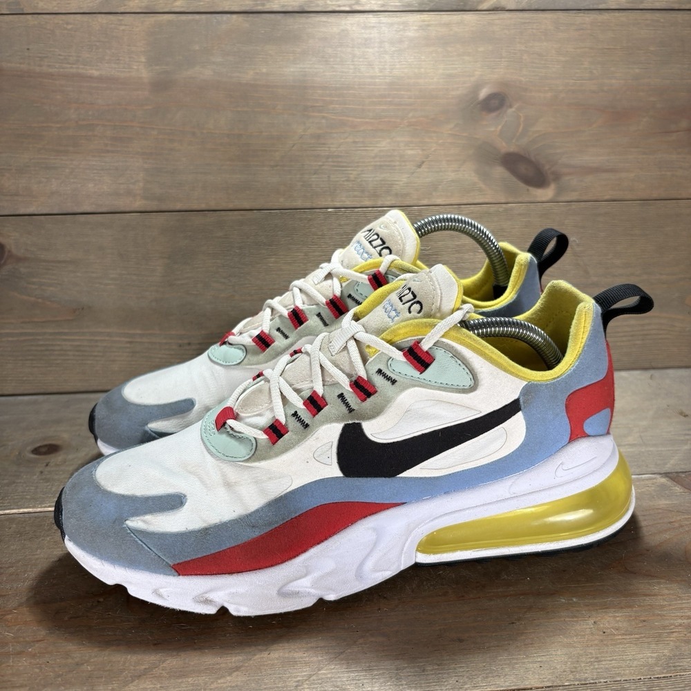 nike air max 270 react womens size 9 shoes multicolor athletic running sneakers